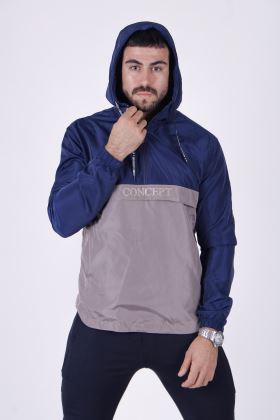 ANORAK DE HOMBRE BEIGE Y GRIS - Sigschool Argentina